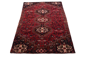 4x8 Antique Handmade Turkish Rug | Hand knotted Rug | Vintage Anatolian Rug | Area Rug for Bedroom, Living Room Rug, and Kitchen Rug - SHR08