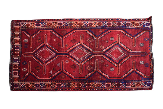 5x8 Antique Handmade Turkish Rug | Hand knotted Rug | Vintage Anatolian Rug | Area Rug for Bedroom, Living Room Rug, and Kitchen Rug - SHR18