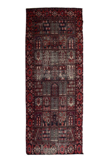 5X9 Handmade Vintage Turkish Area Rug – Patchwork Grey