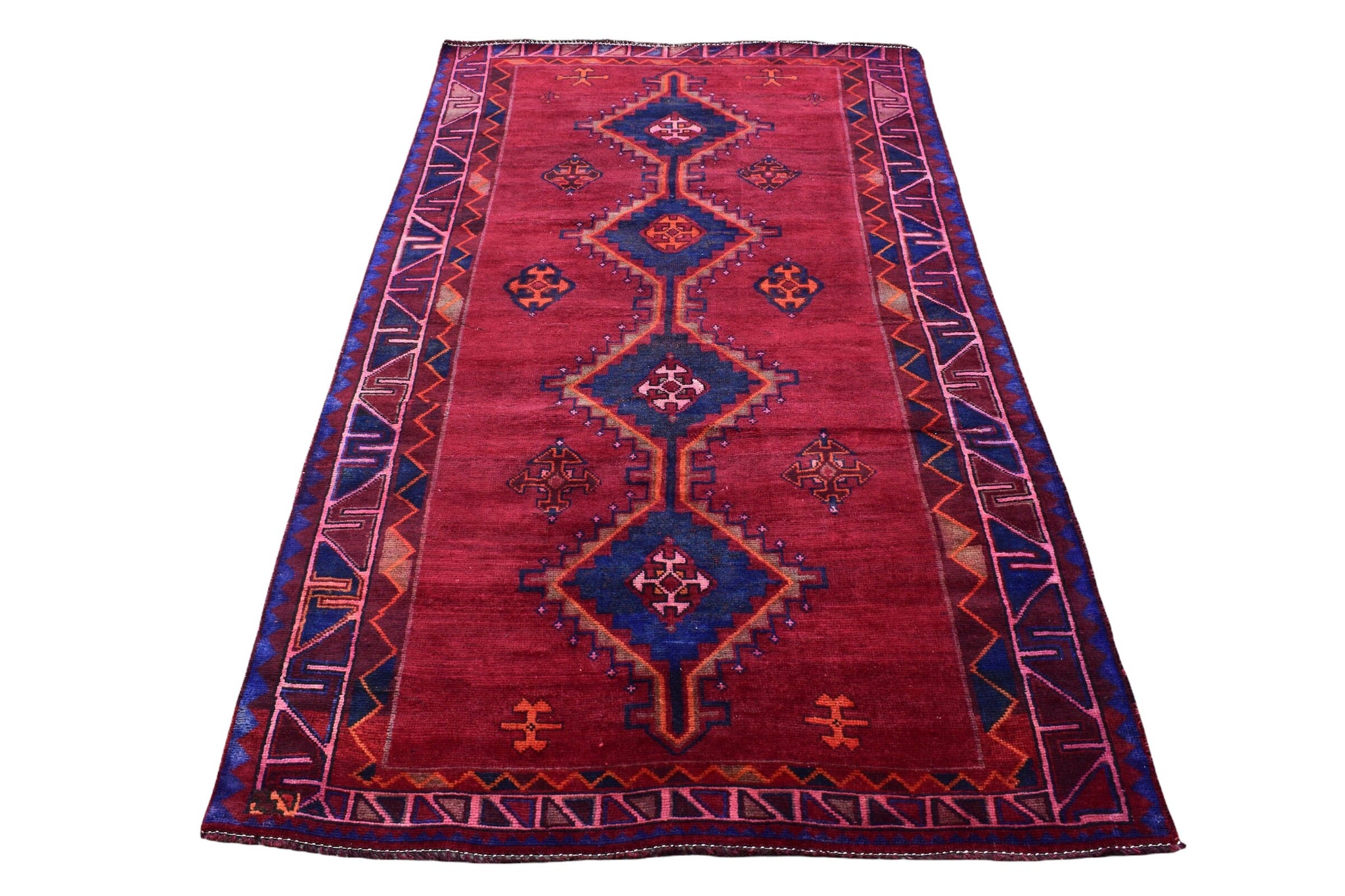 5x9 Antique Handmade Turkish Rug | Hand knotted Rug | Vintage Anatolian Rug | Area Rug for Bedroom, Living Room Rug, and Kitchen Rug - SHR31