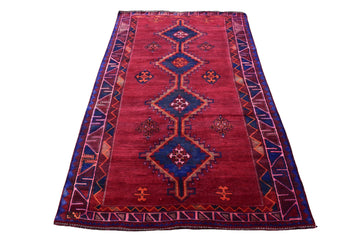 5x9 Antique Handmade Turkish Rug | Hand knotted Rug | Vintage Anatolian Rug | Area Rug for Bedroom, Living Room Rug, and Kitchen Rug - SHR31