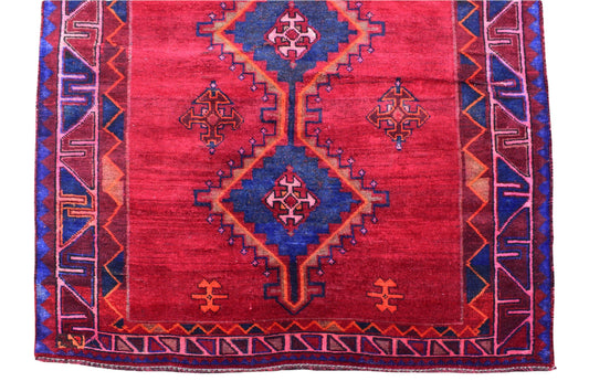 5x9 Antique Handmade Turkish Rug | Hand knotted Rug | Vintage Anatolian Rug | Area Rug for Bedroom, Living Room Rug, and Kitchen Rug - SHR31