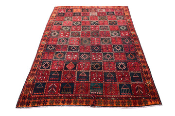 6x9 Antique Handmade Turkish Rug | Hand knotted Rug | Vintage Anatolian Rug | Area Rug for Bedroom, Living Room Rug, and Kitchen Rug - SHR34