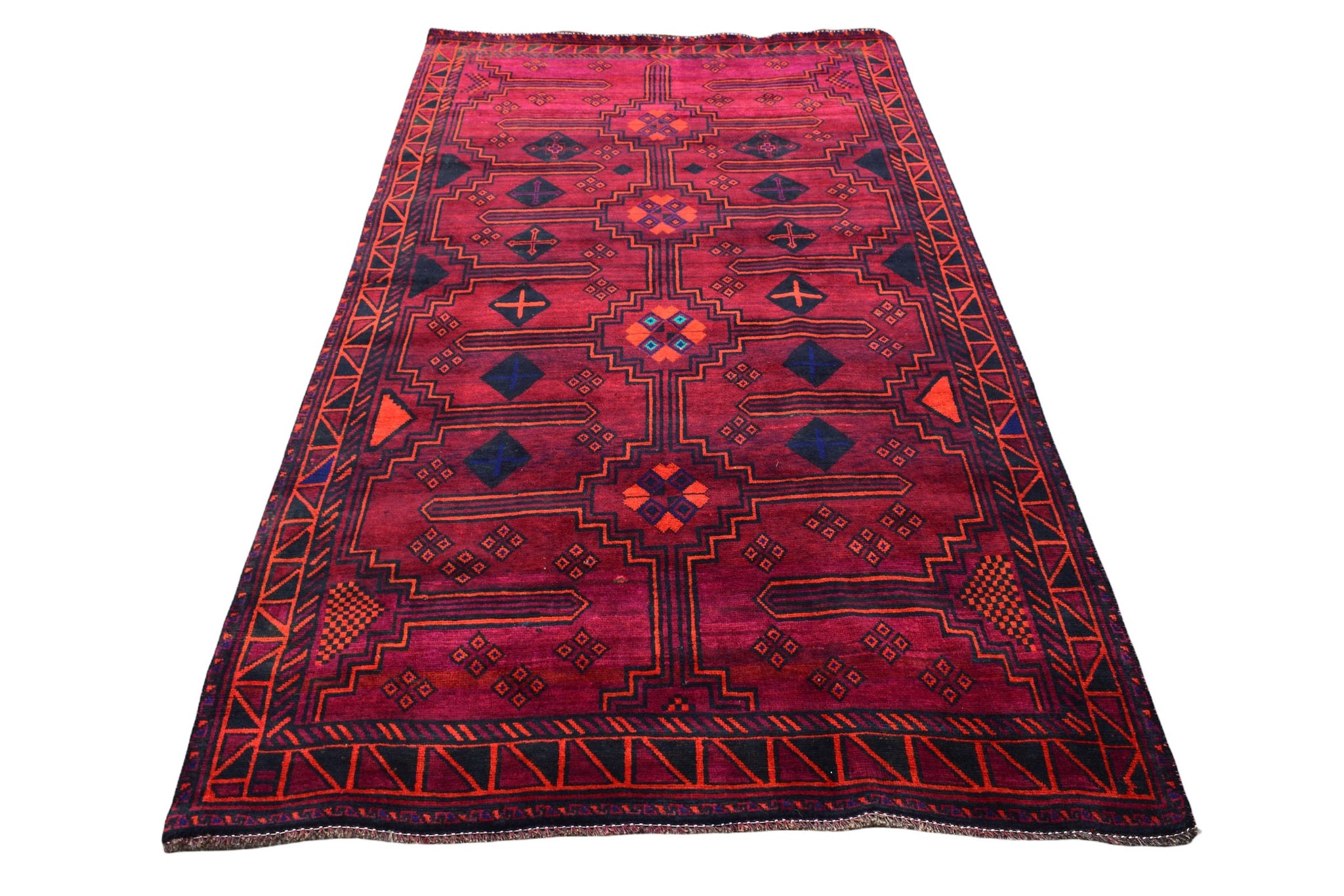 5x10 Antique Handmade Turkish Rug | Hand knotted Rug | Vintage Anatolian Rug | Area Rug for Bedroom, Living Room Rug, & Kitchen Rug - SHR38