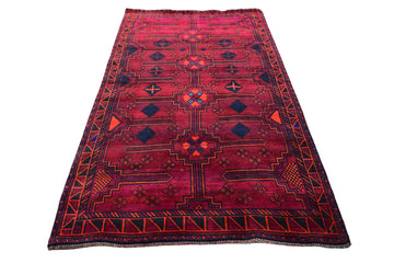 5x10 Antique Handmade Turkish Rug | Hand knotted Rug | Vintage Anatolian Rug | Area Rug for Bedroom, Living Room Rug, & Kitchen Rug - SHR38