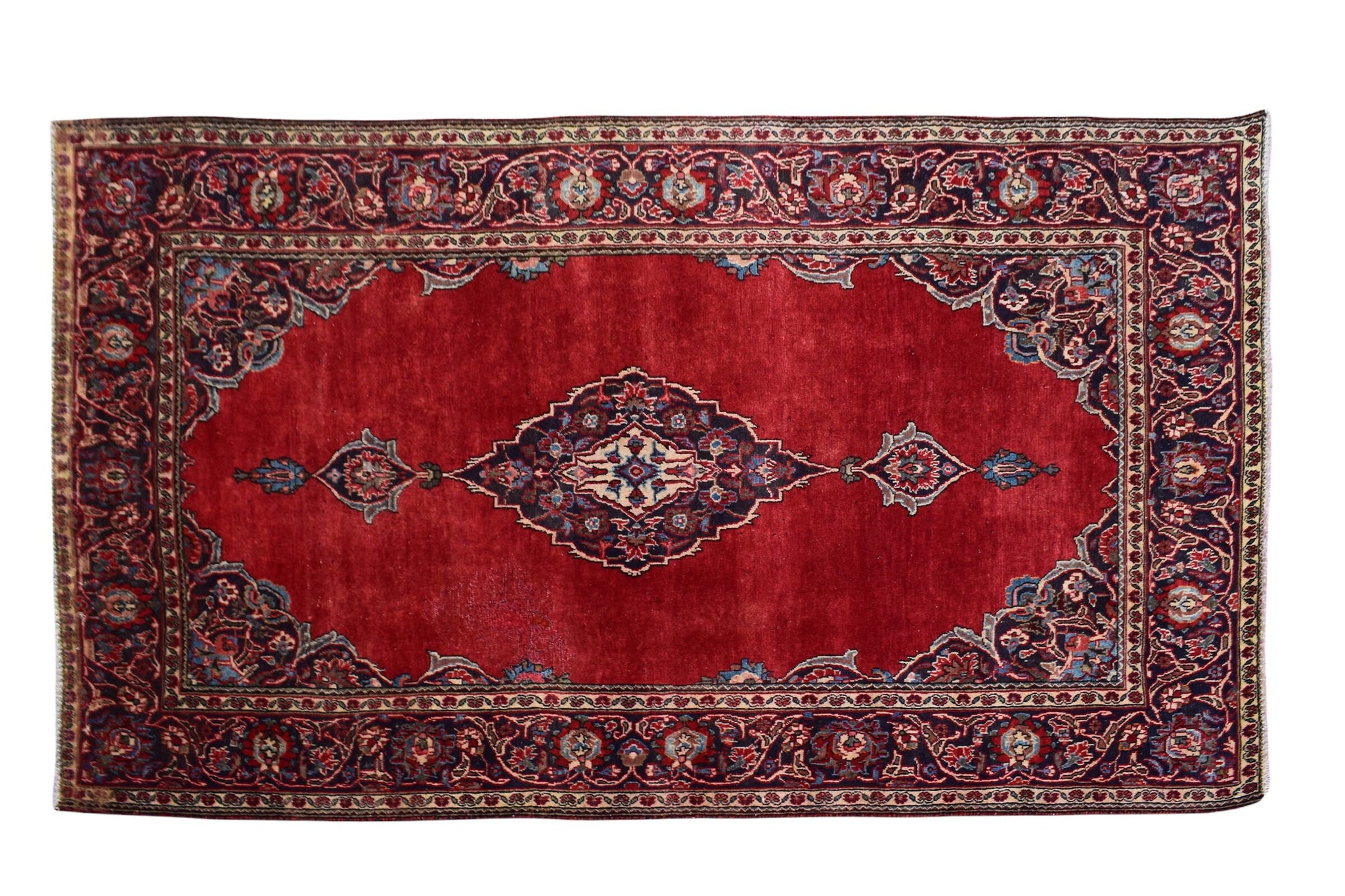 4x7 Antique Handmade Turkish Rug | Hand knotted Rug | Vintage Anatolian Rug | Area Rug for Bedroom, Living Room Rug, and Kitchen Rug - SHR41