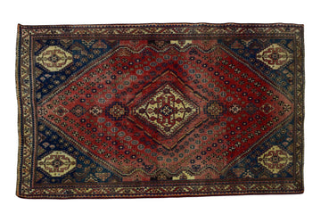 5x7 Antique Handmade Turkish Rug | Hand knotted Rug | Vintage Anatolian Rug | Area Rug for Bedroom, Living Room Rug, and Kitchen Rug - SHR81