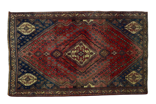 5x7 Antique Handmade Turkish Rug | Hand knotted Rug | Vintage Anatolian Rug | Area Rug for Bedroom, Living Room Rug, and Kitchen Rug - SHR81