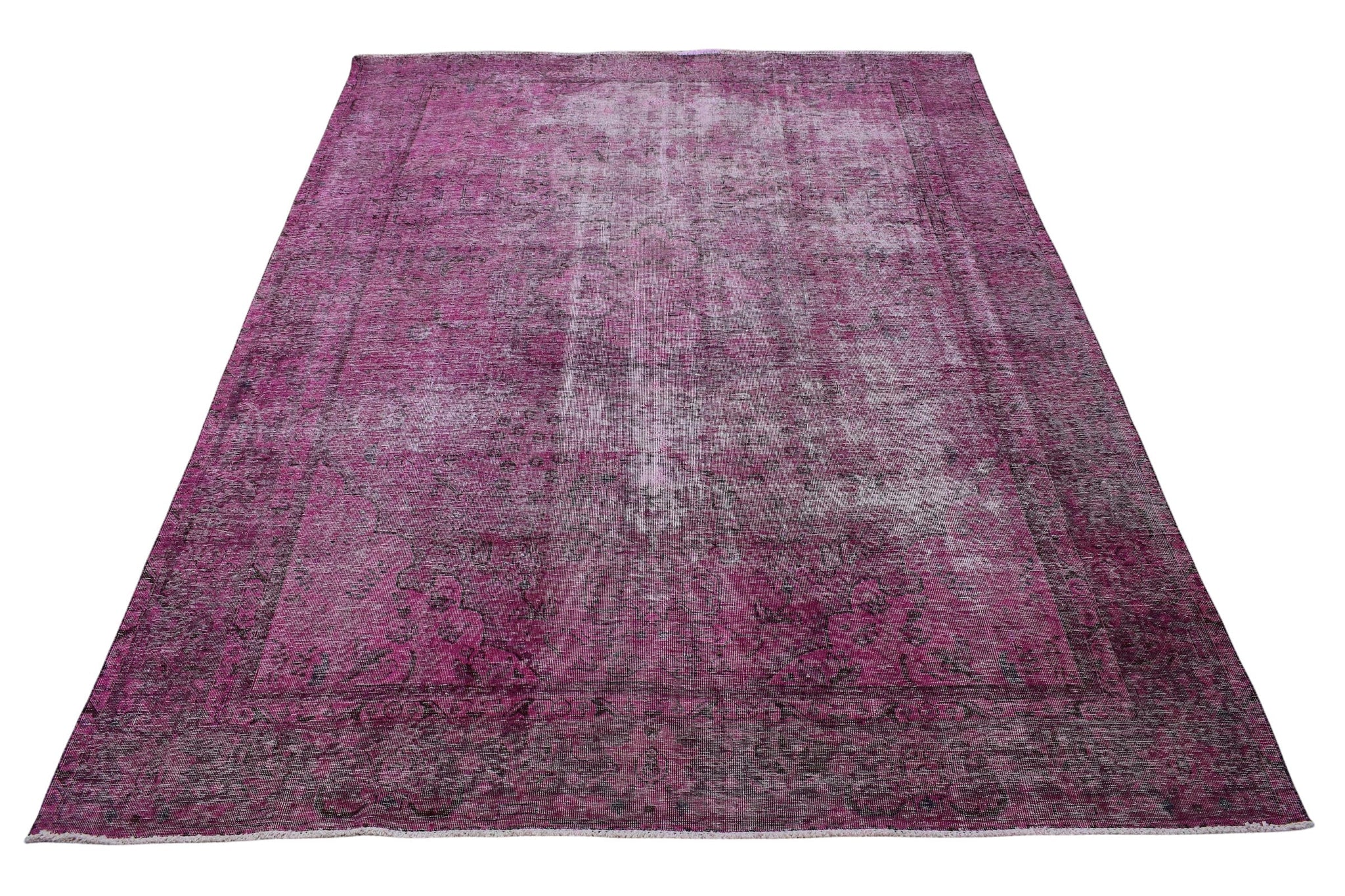8x10 Vintage Oushak Rug | Hand-Knotted Antique Large Area Rug | Handwoven Turkish Wool Carpet for Bedroom, Living Room - TOD105