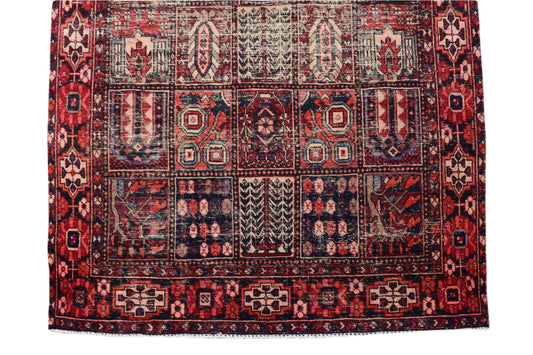 5x9 Antique Handmade Turkish Rug | Hand knotted Rug | Vintage Anatolian Rug | Area Rug for Bedroom, Living Room Rug, and Kitchen Rug - SHR23