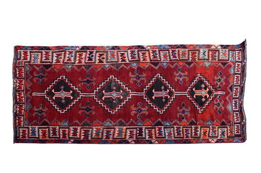 4x8 Antique Handmade Turkish Rug | Hand knotted Rug | Vintage Anatolian Rug | Area Rug for Bedroom, Living Room Rug, and Kitchen Rug - SHR28