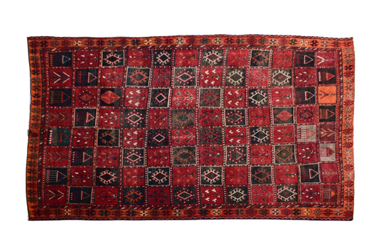 6x9 Antique Handmade Turkish Rug | Hand knotted Rug | Vintage Anatolian Rug | Area Rug for Bedroom, Living Room Rug, and Kitchen Rug - SHR34