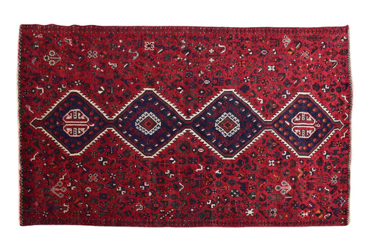 6x8 Antique Handmade Turkish Rug | Hand knotted Rug | Vintage Anatolian Rug | Area Rug for Bedroom, Living Room Rug, and Kitchen Rug - SHR35