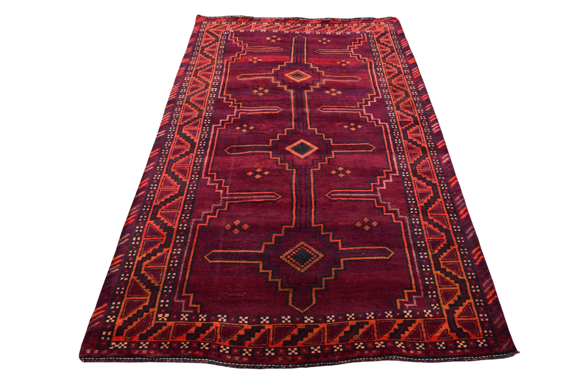 5x9 Antique Handmade Turkish Rug | Hand knotted Rug | Vintage Anatolian Rug | Area Rug for Bedroom, Living Room Rug, and Kitchen Rug - SHR51