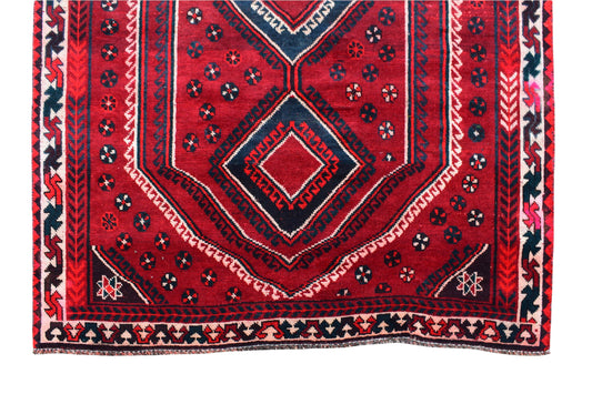 5x9 Antique Handmade Turkish Rug | Hand knotted Rug | Vintage Anatolian Rug | Area Rug for Bedroom, Living Room Rug, and Kitchen Rug - SHR75