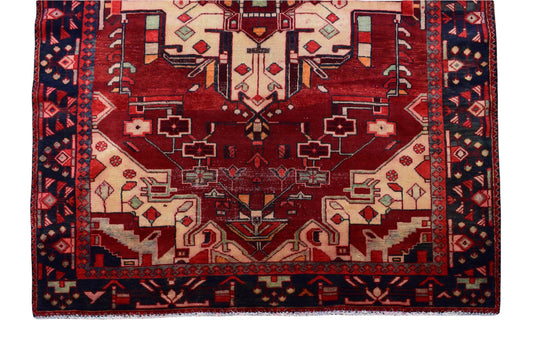 5x13 Antique Handmade Turkish Rug | Hand knotted Rug | Vintage Anatolian Rug | Area Rug for Bedroom, Living Room Rug, & Kitchen Rug - SHR88