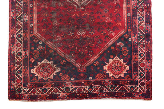 6x10 Antique Handmade Turkish Rug | Hand knotted Rug | Vintage Anatolian Rug | Area Rug for Bedroom, Living Room Rug, & Kitchen Rug - SHR94