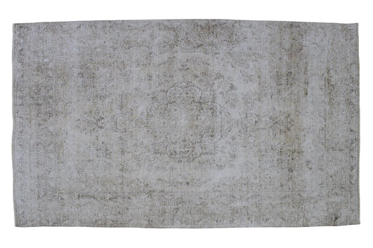 7x10 Vintage Oushak Rug | Hand-Knotted Antique Large Area Rug | Handwoven Turkish Wool Carpet for Bedroom, Living Room - TWW102