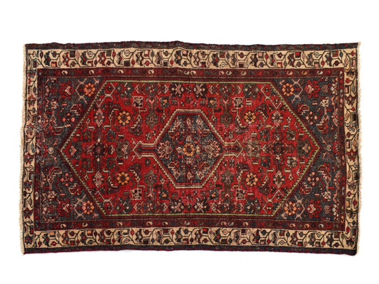 4x6 Antique Handmade Turkish Rug | Hand knotted Rug | Vintage Anatolian Rug | Area Rug for Bedroom, Living Room Rug, and Kitchen Rug-SHR166