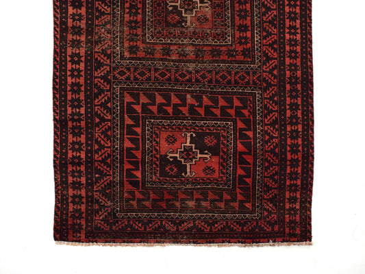 4x7 Antique Handmade Turkish Rug | Hand knotted Rug | Vintage Anatolian Rug | Area Rug for Bedroom, Living Room Rug, and Kitchen Rug-SHR172