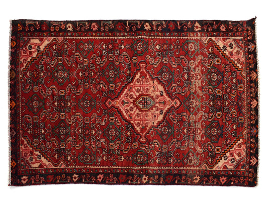 4x6 Antique Handmade Turkish Rug | Hand knotted Rug | Vintage Anatolian Rug | Area Rug for Bedroom, Living Room Rug, and Kitchen Rug-SHR184