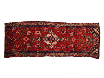 3x9 Antique Handmade Turkish Rug | Hand knotted Rug | Vintage Anatolian Rug | Runner Rug for Bedroom, Living Room, and Kitchen Rug - SHR188