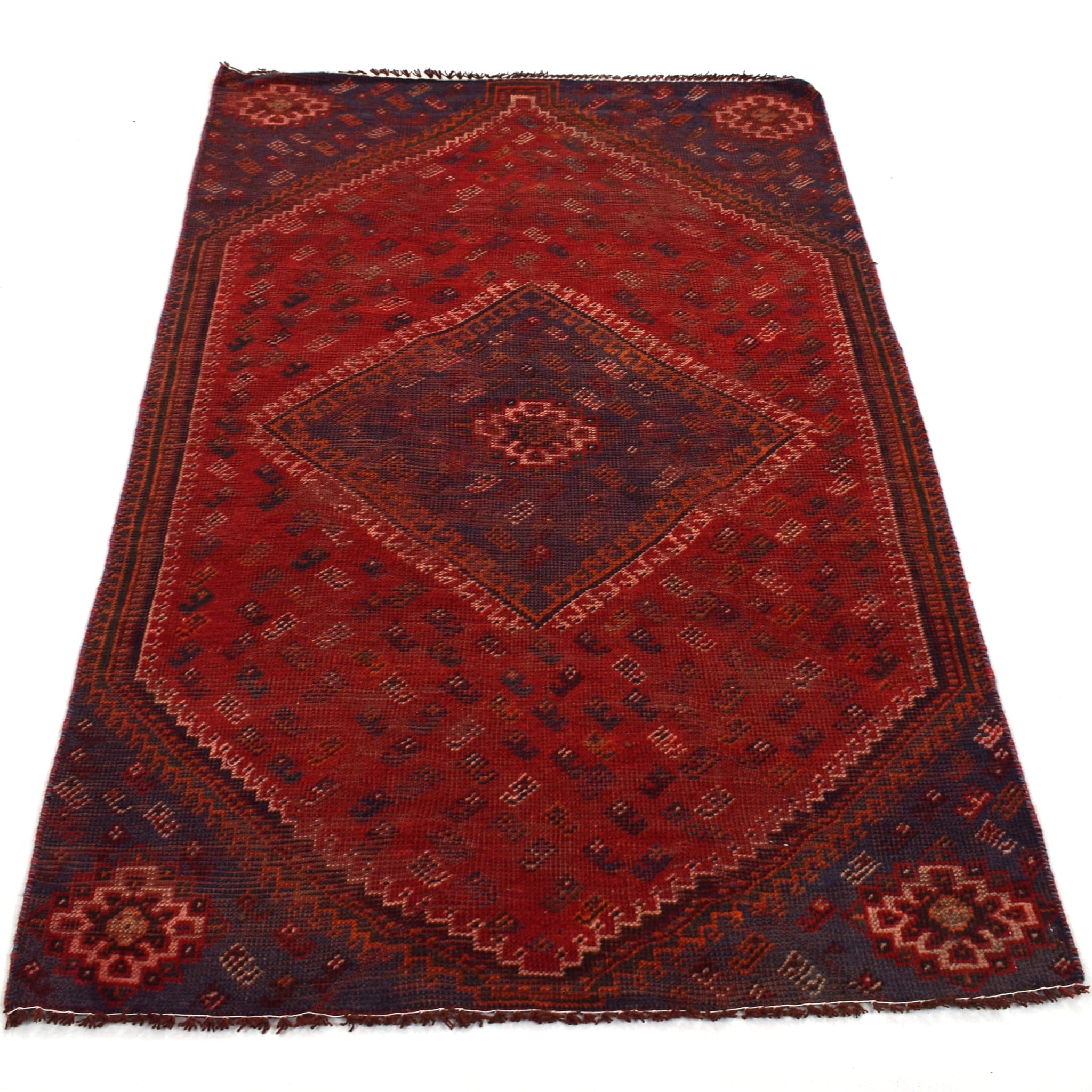 4x7 Antique Handmade Turkish Rug | Hand knotted Rug | Vintage Anatolian Rug | Area Rug for Bedroom, Living Room Rug, and Kitchen Rug-SHR214