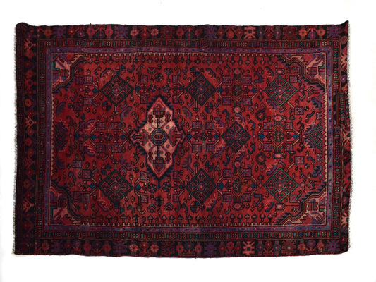 4x7 Antique Handmade Turkish Rug | Hand knotted Rug | Vintage Anatolian Rug | Area Rug for Bedroom, Living Room Rug, and Kitchen Rug-SHR229