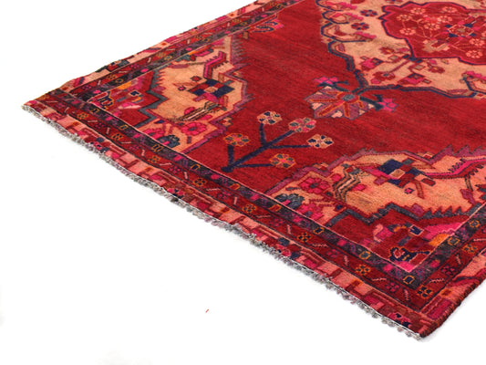 4x7 Antique Handmade Turkish Rug | Hand knotted Rug | Vintage Anatolian Rug | Area Rug for Bedroom, Living Room Rug, and Kitchen Rug-SHR251