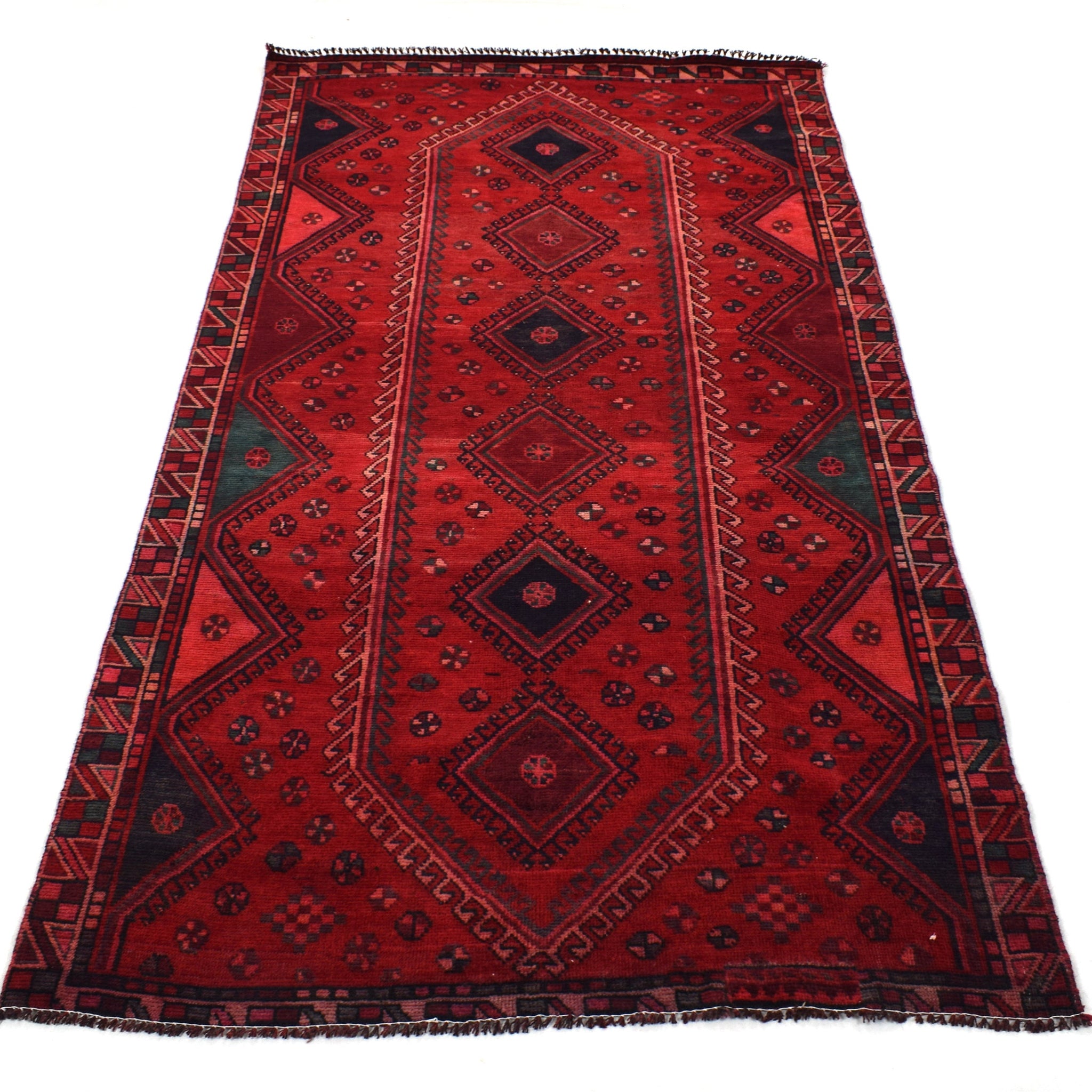 4x9 Antique Handmade Turkish Rug | Hand knotted Rug | Vintage Anatolian Rug | Area Rug for Bedroom, Living Room Rug, and Kitchen Rug-SHR272