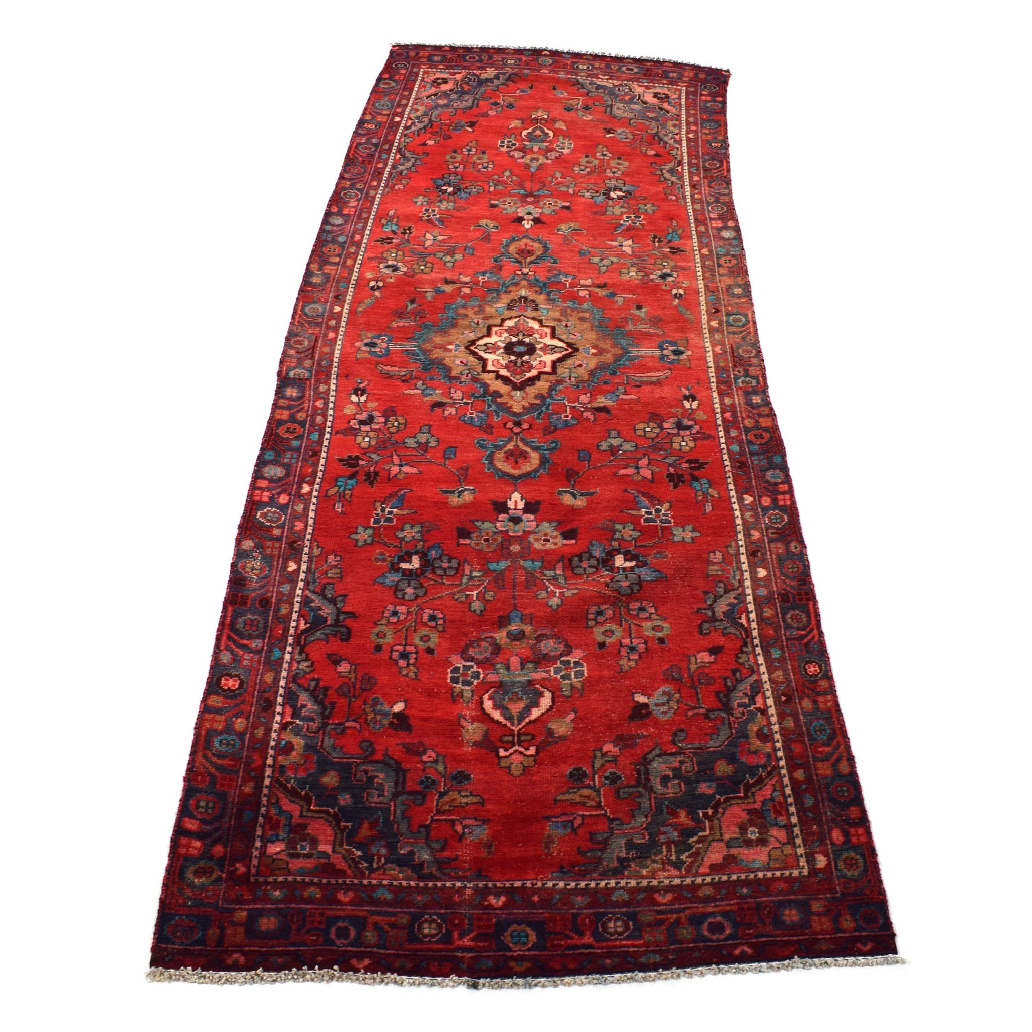 3x10 Antique Handmade Turkish Rug | Hand knotted Rug | Vintage Anatolian Rug | Runner Rug for Bedroom, Living Room, and Kitchen Rug - SHR288