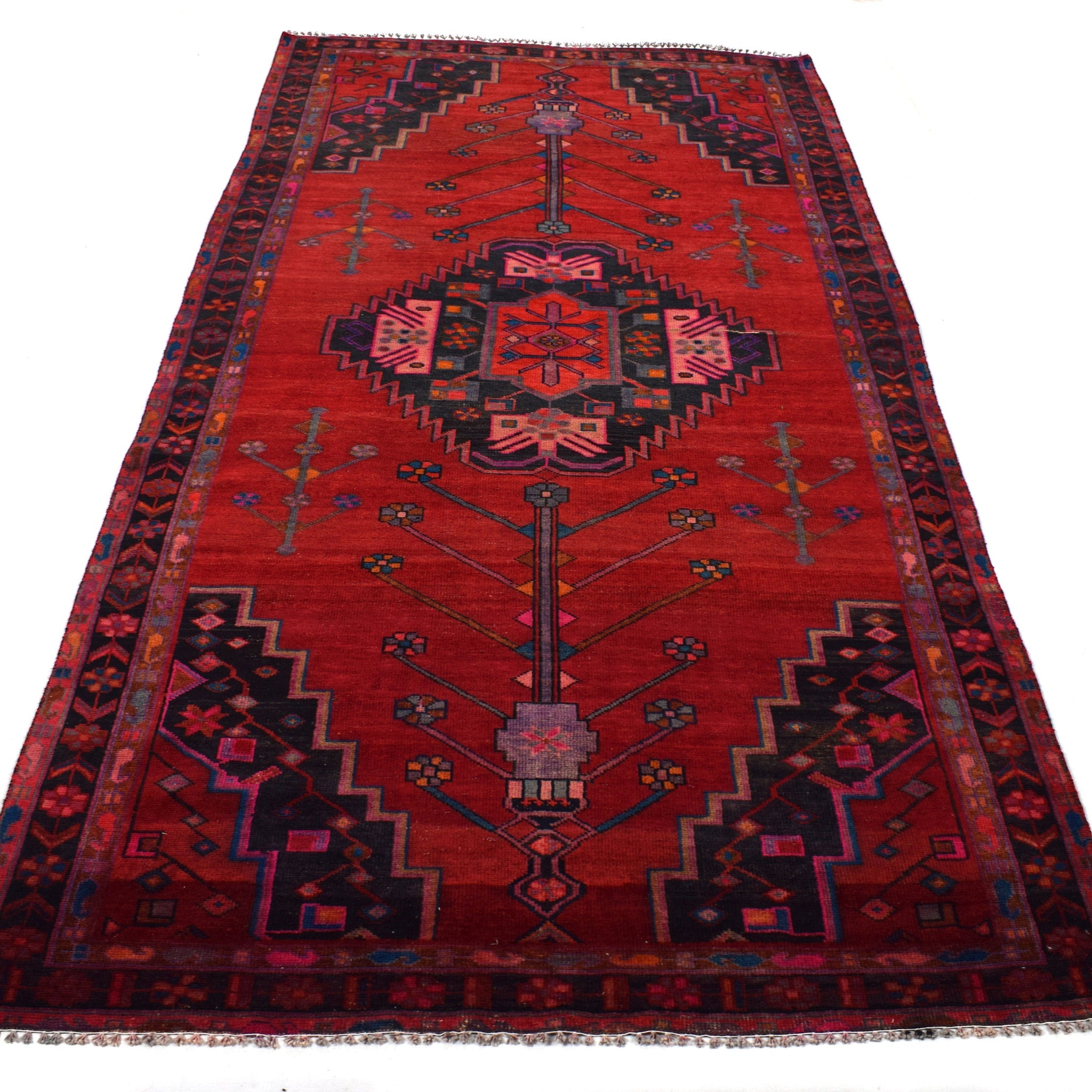 5x10 Antique Handmade Turkish Rug | Hand knotted Rug | Vintage Anatolian Rug | Area Rug for Bedroom, Living Room Rug, and Kitchen Rug-SHR291