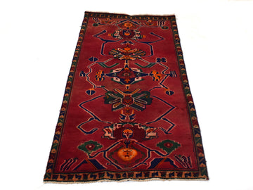 3x6 Antique Handmade Turkish Rug | Hand knotted Rug | Vintage Anatolian Rug | Runner Rug for Bedroom, Living Room, and Kitchen Rug-SHR330