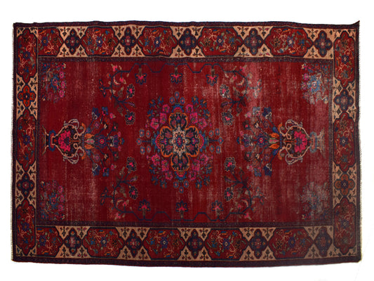 6x12 Antique Handmade Turkish Rug | Hand knotted Rug | Vintage Anatolian Rug | Area Rug for Bedroom, Living Room Rug, and Kitchen Rug-SHR332