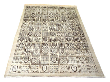 7x11 Vintage Oushak Rug | Hand-Knotted Antique Area Rug | Handwoven Turkish Wool Carpet for Bedroom, Living Room - TWW344