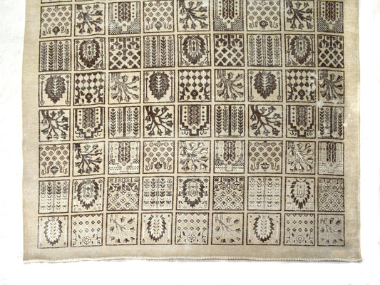 7x11 Vintage Oushak Rug | Hand-Knotted Antique Area Rug | Handwoven Turkish Wool Carpet for Bedroom, Living Room - TWW344