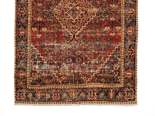 4x6 Antique Handmade Turkish Rug | Hand knotted Rug | Vintage Anatolian Rug | Area Rug for Bedroom, Living Room Rug, and Kitchen Rug-SHR165