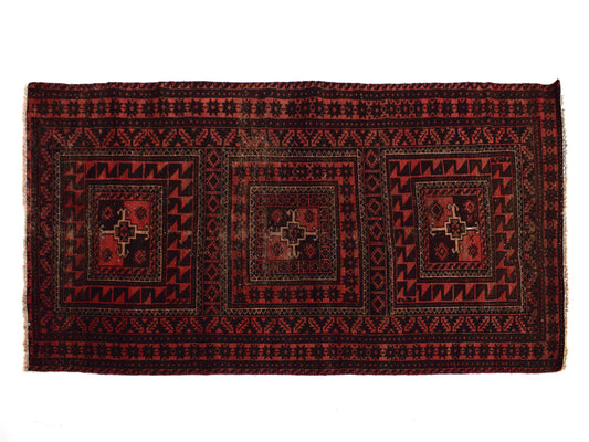 4x7 Antique Handmade Turkish Rug | Hand knotted Rug | Vintage Anatolian Rug | Area Rug for Bedroom, Living Room Rug, and Kitchen Rug-SHR172