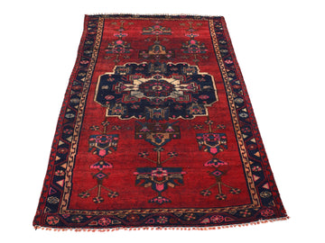 4x7 Antique Handmade Turkish Rug | Hand knotted Rug | Vintage Anatolian Rug | Area Rug for Bedroom, Living Room Rug, and Kitchen Rug-SHR178