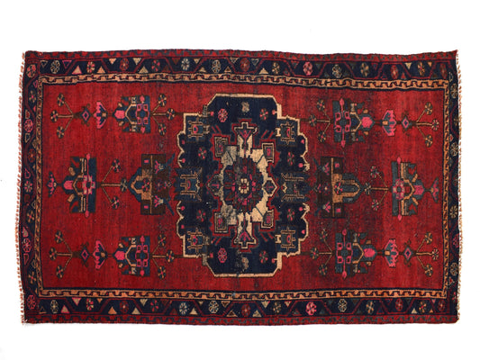 4x7 Antique Handmade Turkish Rug | Hand knotted Rug | Vintage Anatolian Rug | Area Rug for Bedroom, Living Room Rug, and Kitchen Rug-SHR178