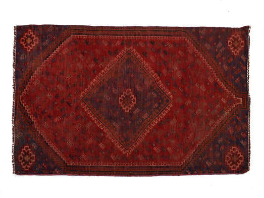 4x7 Antique Handmade Turkish Rug | Hand knotted Rug | Vintage Anatolian Rug | Area Rug for Bedroom, Living Room Rug, and Kitchen Rug-SHR214