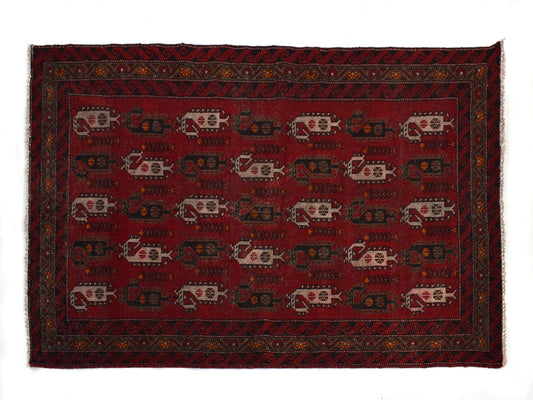 4x7 Antique Handmade Turkish Rug | Hand knotted Rug | Vintage Anatolian Rug | Area Rug for Bedroom, Living Room Rug, and Kitchen Rug-SHR230