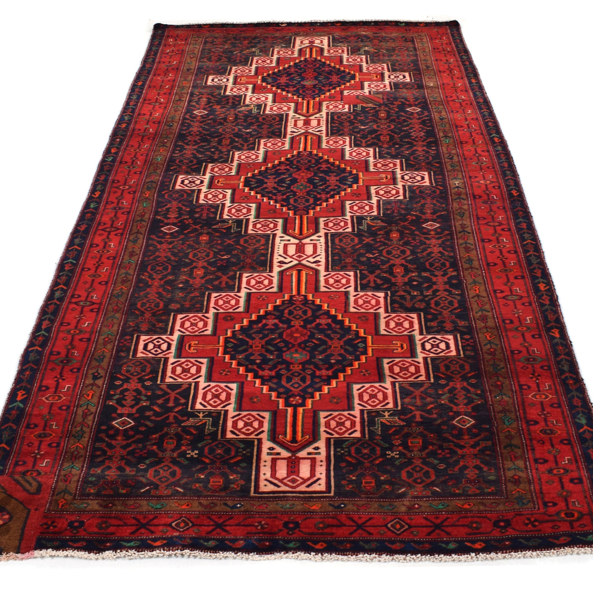 5x11 Antique Handmade Turkish Rug | Hand knotted Rug | Vintage Anatolian Rug | Area Rug for Bedroom, Living Room Rug, and Kitchen Rug-SHR242