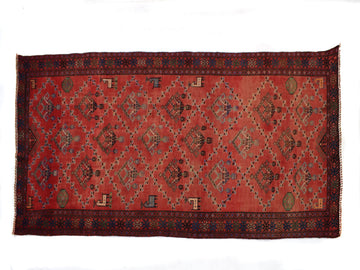 5x9 Antique Handmade Turkish Rug | Hand knotted Rug | Vintage Anatolian Rug | Area Rug for Bedroom, Living Room Rug, and Kitchen Rug-SHR253