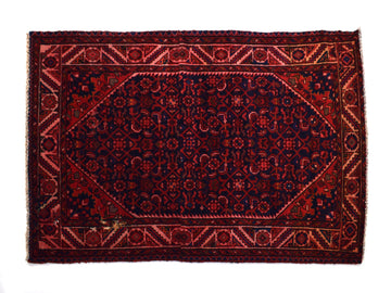 3x6 Antique Handmade Turkish Rug | Hand knotted Rug | Vintage Anatolian Rug | Runner Rug for Bedroom, Living Room, and Kitchen Rug-SHR287