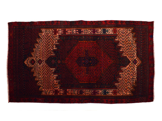 5x9 Antique Handmade Turkish Rug | Hand knotted Rug | Vintage Anatolian Rug | Area Rug for Bedroom, Living Room Rug, and Kitchen Rug-SHR300