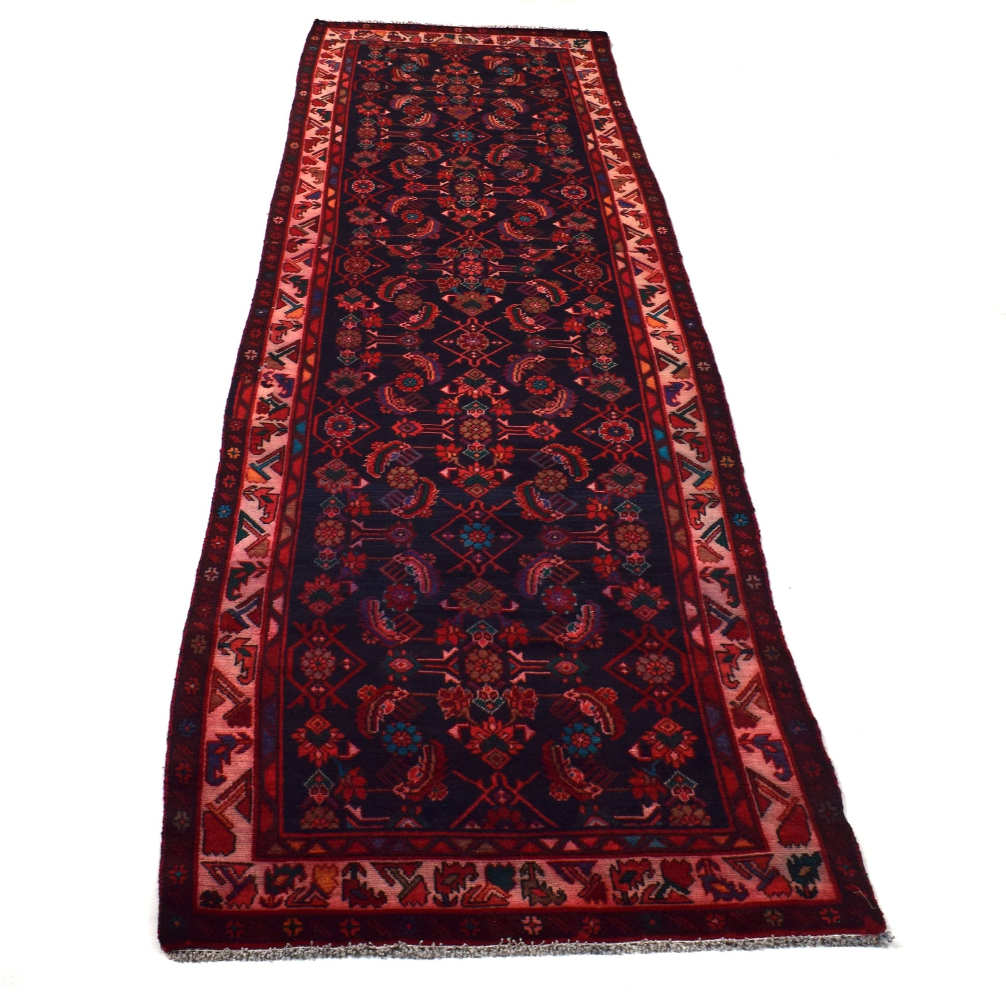 3x13 Antique Handmade Turkish Rug | Hand knotted Rug | Vintage Anatolian Rug | Runner Rug for Bedroom, Living Room, and Kitchen Rug - SHR325