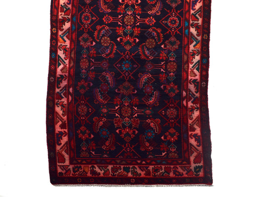 3x13 Antique Handmade Turkish Rug | Hand knotted Rug | Vintage Anatolian Rug | Runner Rug for Bedroom, Living Room, and Kitchen Rug - SHR325