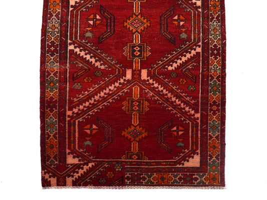 3x13 Antique Handmade Turkish Rug | Hand knotted Rug | Vintage Anatolian Rug | Runner Rug for Bedroom, Living Room, and Kitchen Rug - SHR326