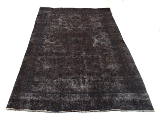 5x8 Vintage Oushak Rug | Hand-Knotted Antique Area Rug | Handwoven Turkish Wool Carpet for Bedroom, Living Room - T0D336